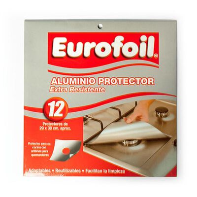 Aluminio Protector De Cocinas 29x30cms 12un. Eurofoil